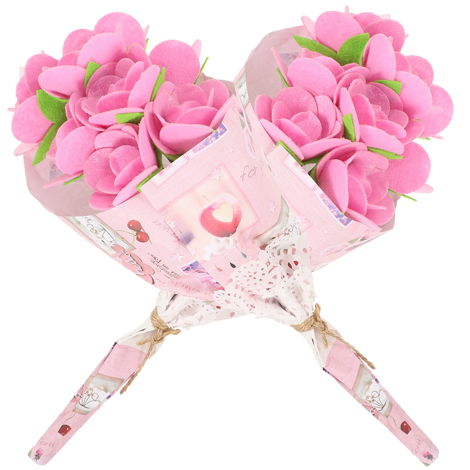 

2 Sets Diy Bouquet Making Supplies Kids Handmade Flower Craft Kit Educational Creative Activity Set Unique Party Decoration