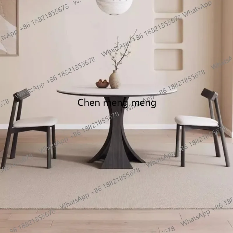 French Retro Rock Slab Tables Italian-Style Minimalist Living Room Rock Slab Dining Table Designer Creative Home Furniture