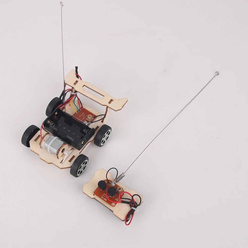 DIY RC Car Physics Experiment Learning Practical Skills Education Toy for Kids