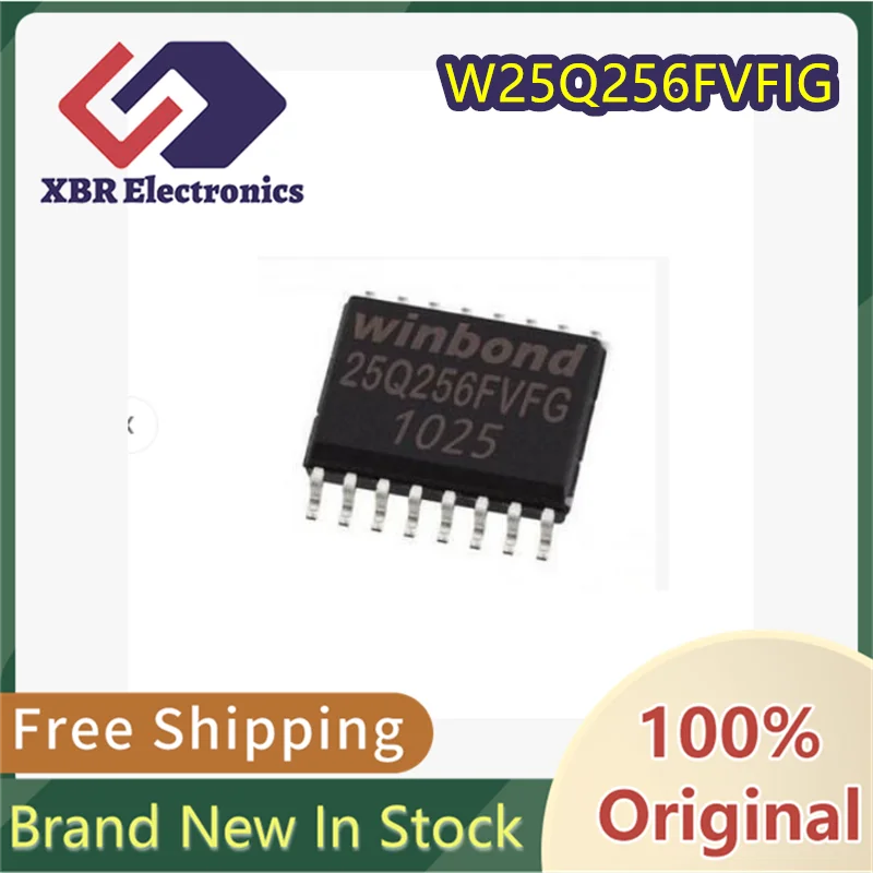 

(5/50 pieces) W25Q256 W25Q256FVFIG W25Q256FVFG 32M Flash Memory SOP-16 Brand New Genuine Product Free Shipping