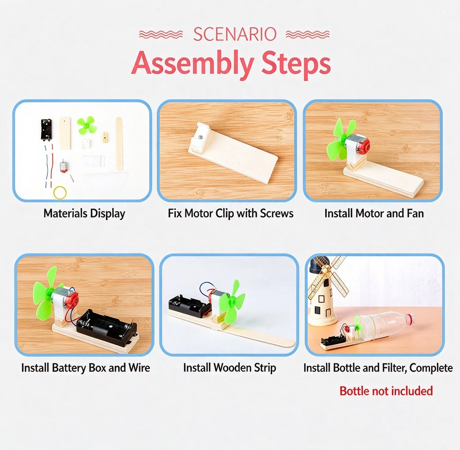 DIY Mini-Staubsauger-Set, elek – Science Project Kit Bewertung und Preis