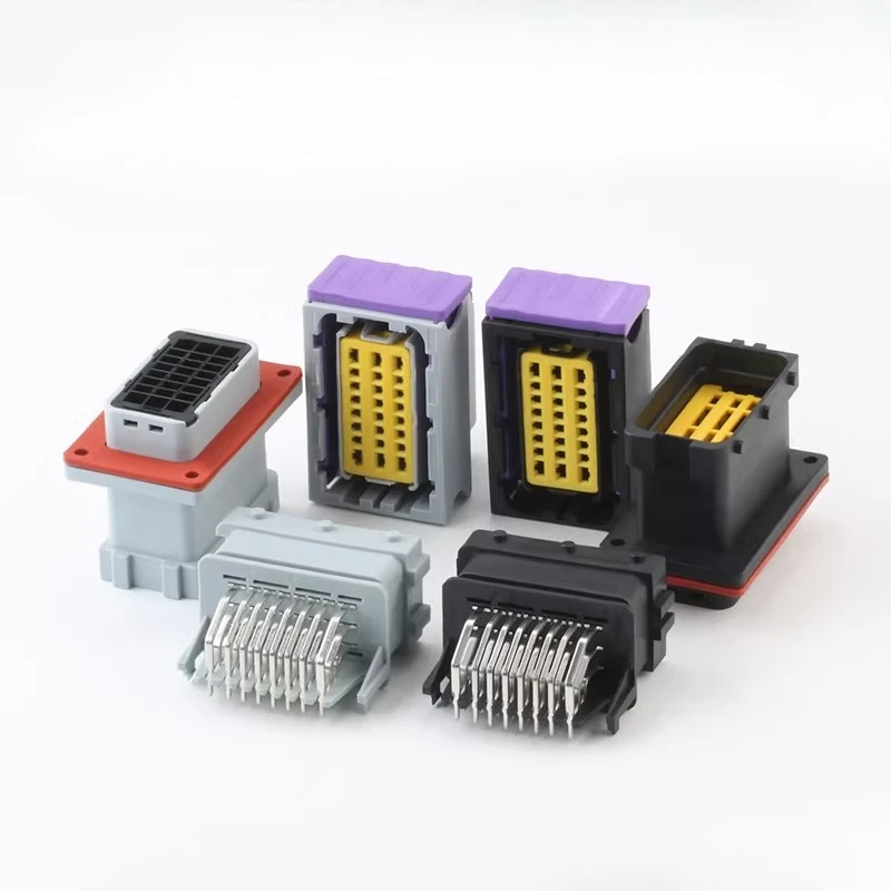 1 set 24 pin car CNG computer board connector plug oil car to tram ECU plug pin holder 211PC249S0005