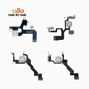 Bilashmart LED Flash Flex Cable Iphone 12 13 Pro Max 14 Plus 14Pro Max 12mini Light Sensor Proximity Flex Cable Flash Light Flex Cable