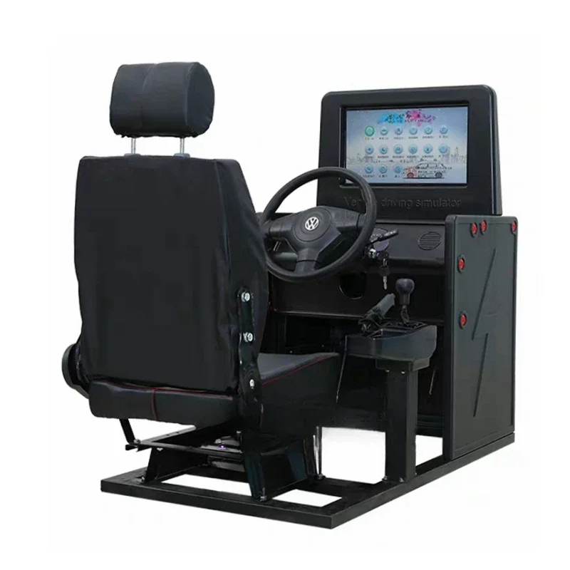 

Low Price High Quality Black Vehicle Auto Car Driving Training Simulator Machine For Training Center And Driving School