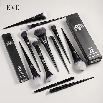 Kat Von D Zestaw pędzli do makijażu i zestaw do podkładu Blush Highlight Concealer Powder Sculpting Eyeshadow Brush KVD Brand Makeup Brush
