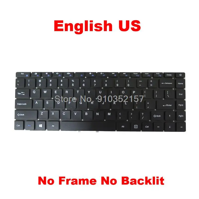 Tastiera usa per Gateway GWTN141-10 GWTN141-10BL GWTN141-10BK GWTN141-10GR 10RG GWTN141-6 GWTN141-6BL 6BK GWTN141-6GR inglese