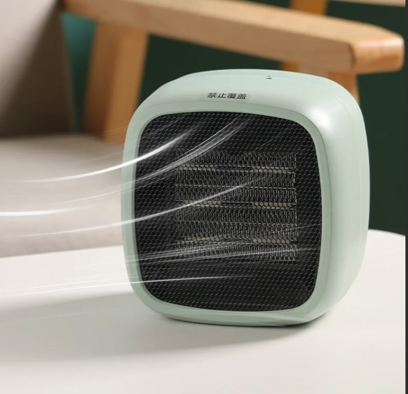 Desktop Home Heating Portable Electric Heater Fast Heating PTC Ceramic Mini Electric Air Heaters Fan Heater