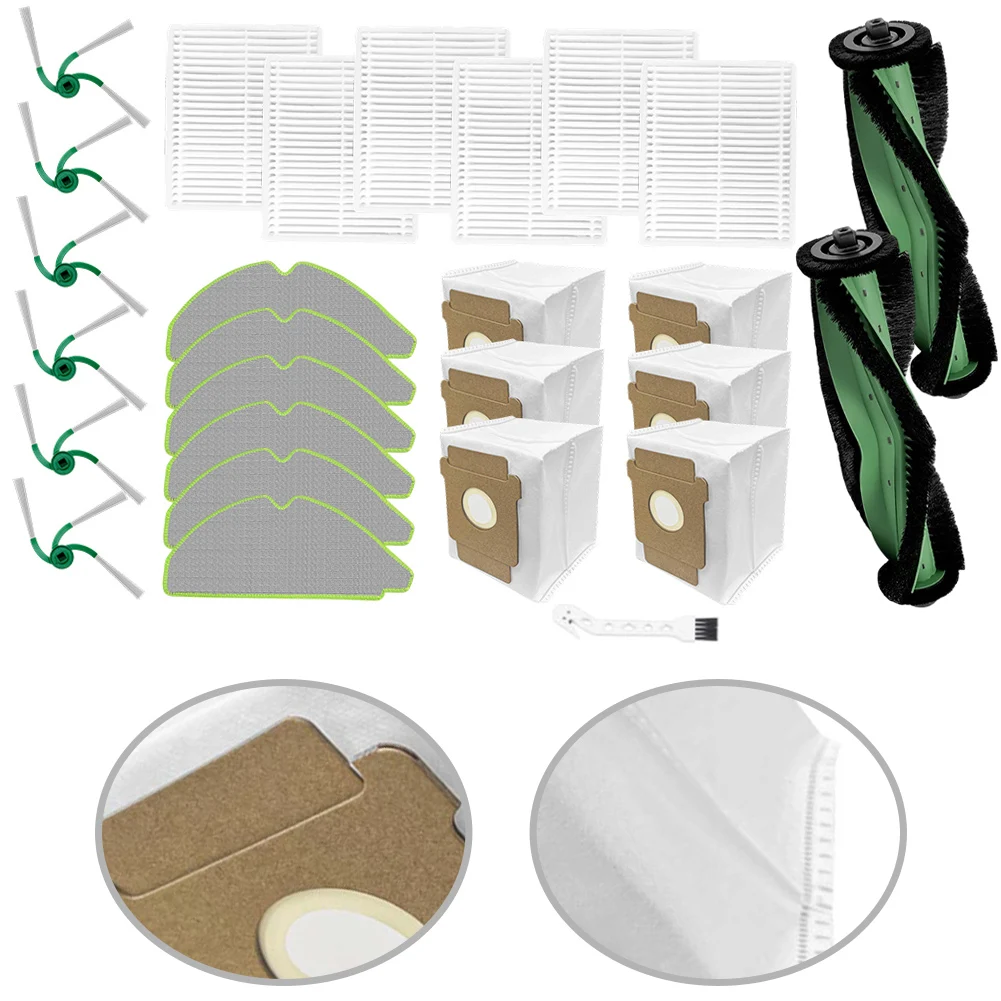 For Roomba 115/Combo Plus Replacement Parts Kit With Main Side Brush Filter Mop Pad Dust Bag And Cleaning Tool Accessories