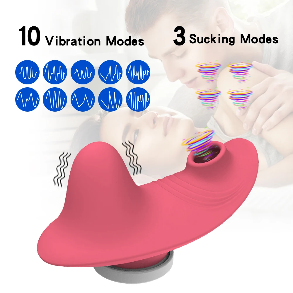 Female Clit Sucking Vibrator Wearable Remote Control Egg Vaginal Vacuum Stimulator 2 in 1 Adults Goods Sex Toys for Woman