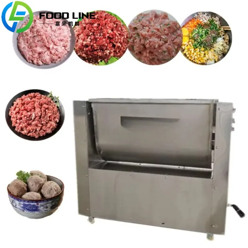 Industrieller Fleischmixer, kommerzieller Mixer mit Edelstahlkonstruktion für die Lebensmittelverarbeitung