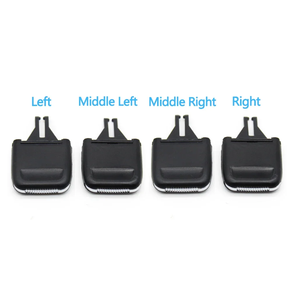 1 2 4PCS Car Front Dashboard AC Vent Grille Outlet Tab Clip Slider Set For Porsche Boxster Cayman 981 2013-2015 98155214202