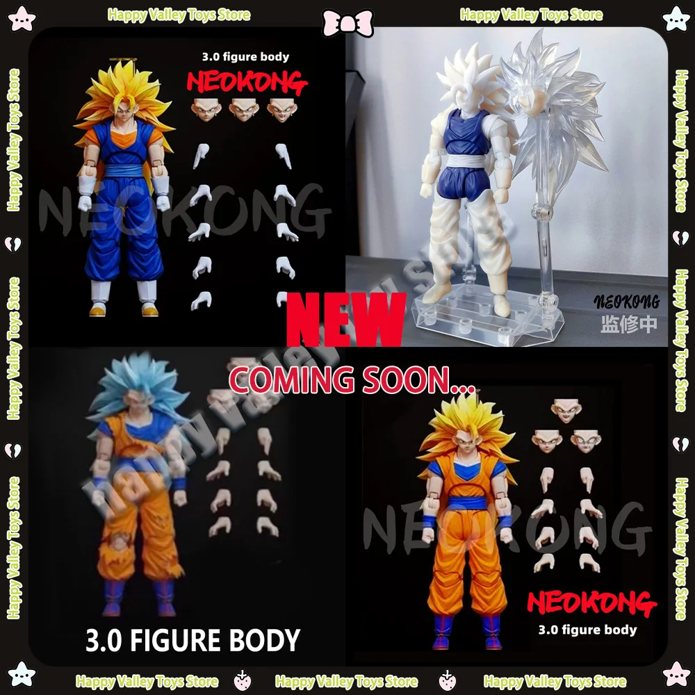 

Neokong Studio NEO Kong Model Ssj3 Goku Action Figure Super 3 Vegito Figures Dragon Ball SHF3.0 Figure Model Statue Custom Toy