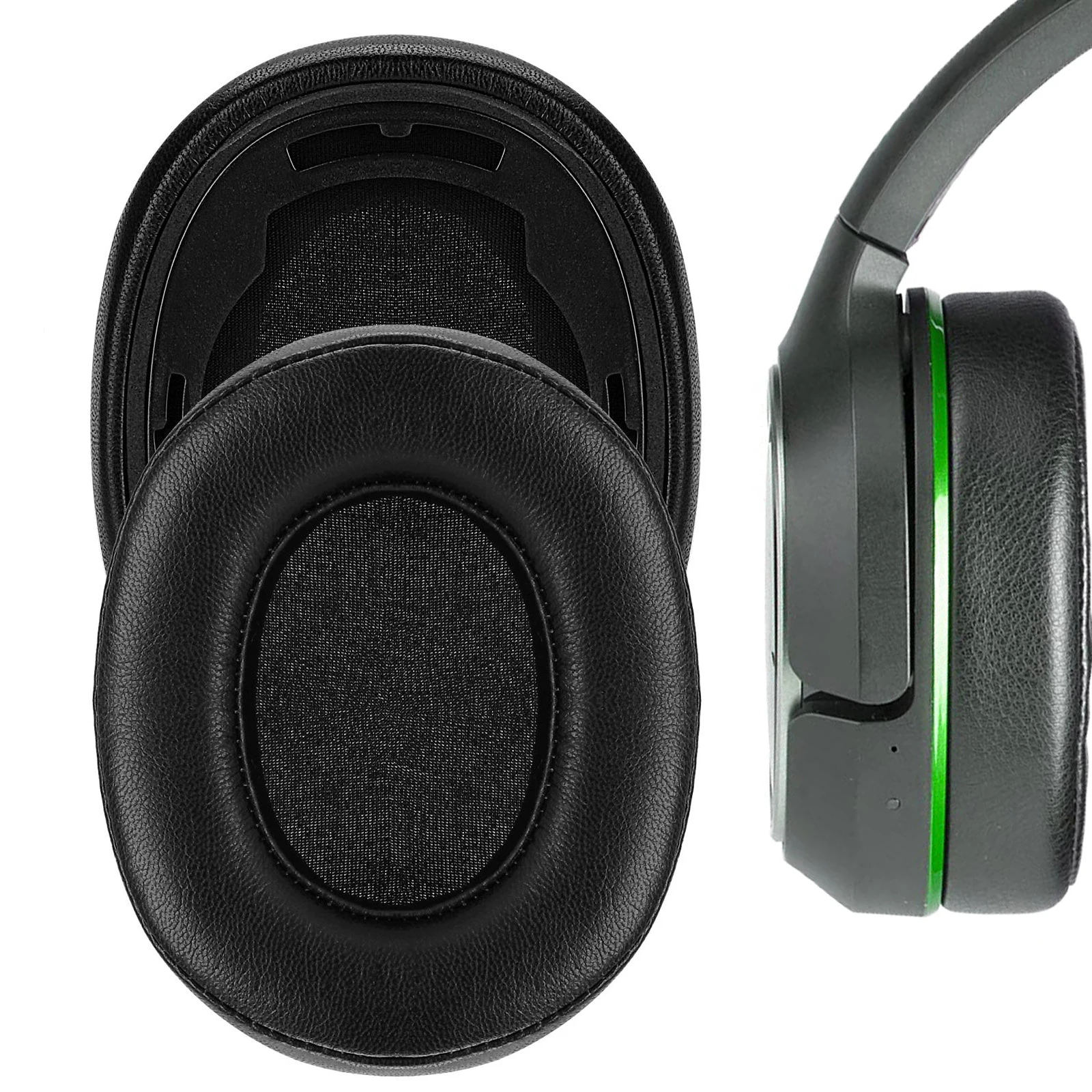 استبدال بروتين الجلود رغوة الذاكرة بطانة للأذن وسائد وسادات الأذن ل السلاحف شاطئ الأذن قوة النخبة 800 800X سماعات رأس للألعاب