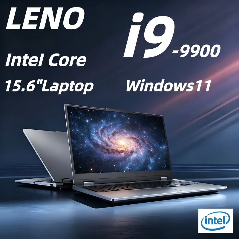 15.6 Inch 4K HD Gaming Laptop Intel Core i9 9900 Win11 16GB RAM 1TB SSD Ultra Slim Portable Office Business Notebook Computer