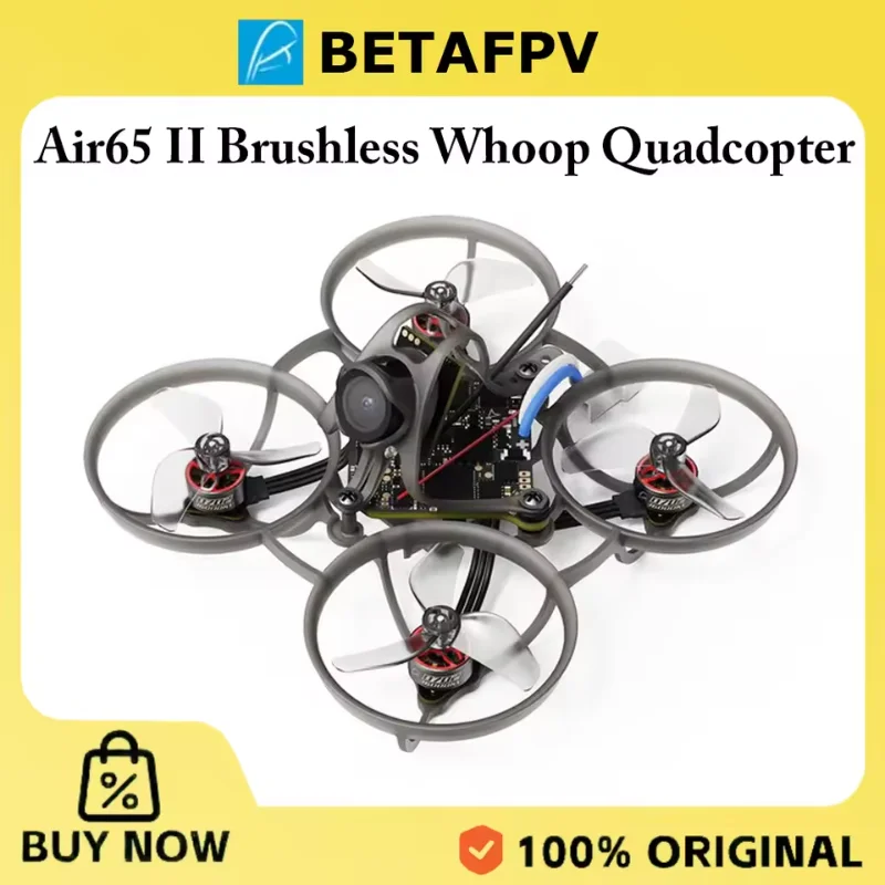 BETAFPV Air65 II 65mm 1S ELRS Whoop 16.6g Matrix 5IN1 II 12A ESC 400mW VTX 0702 25000-36000KV FPV Racing Drone