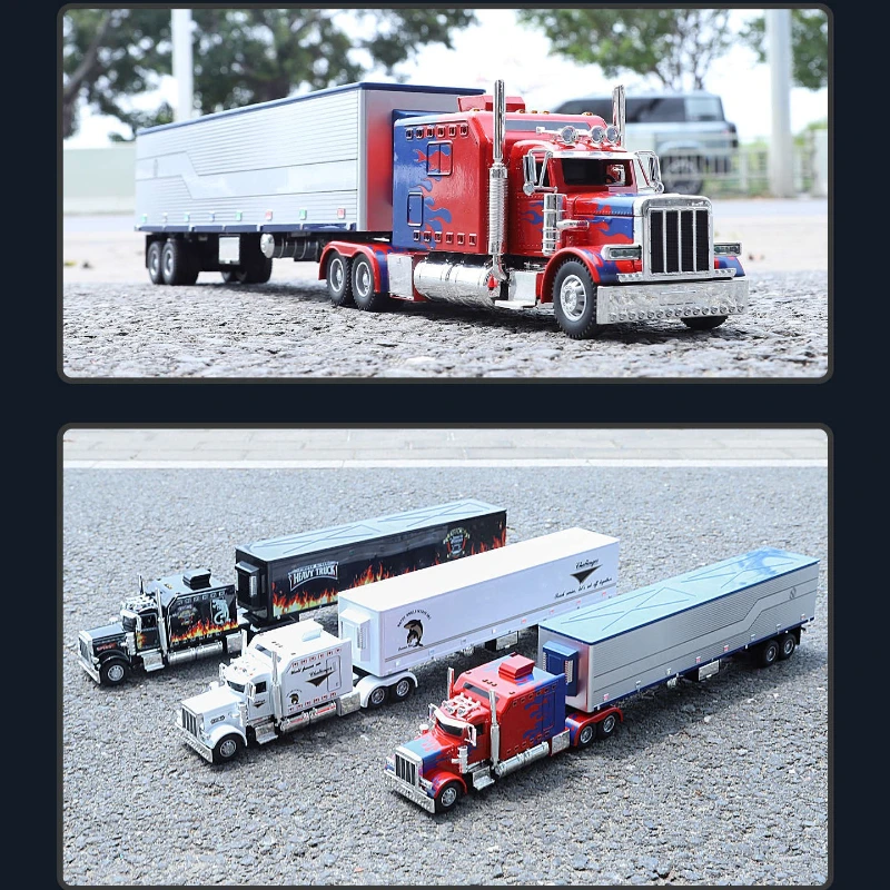 

1:24 Peterbilt 389 American Heavy-duty Truck Car Model Simulation Alloy Toys Hobby of Collecting Children's Gifts