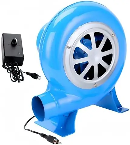 

Электрический вентилятор-воздуходувка 80 Вт, 110 В для дровяных печей, кузнечных печей, грилей – центробежный вентилятор с регулируемой скоростью и выключателем