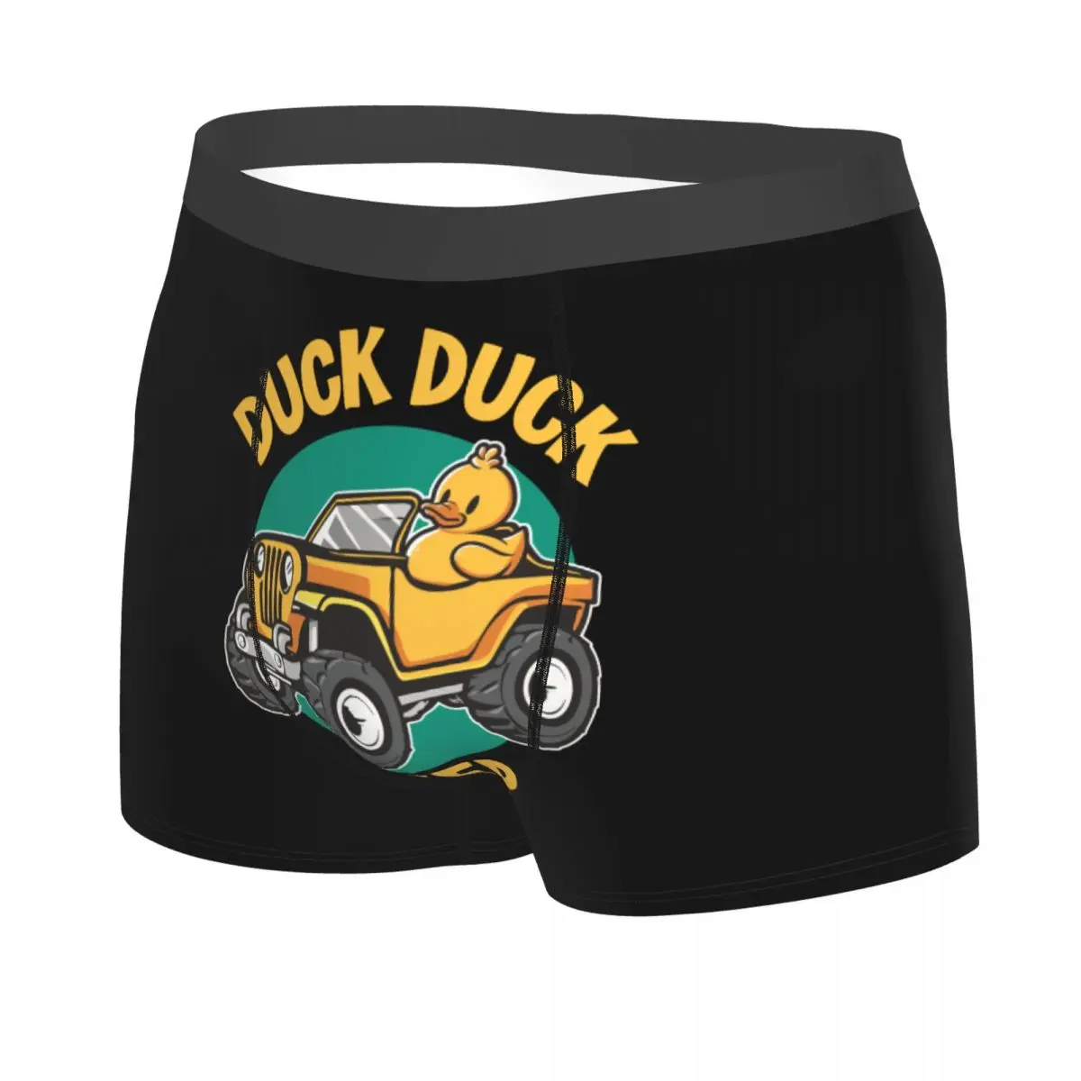 Custom Duck Duck Jeeps Boxer Shorts For Homme 3D Print Underwear Panties Briefs Stretch Underpants