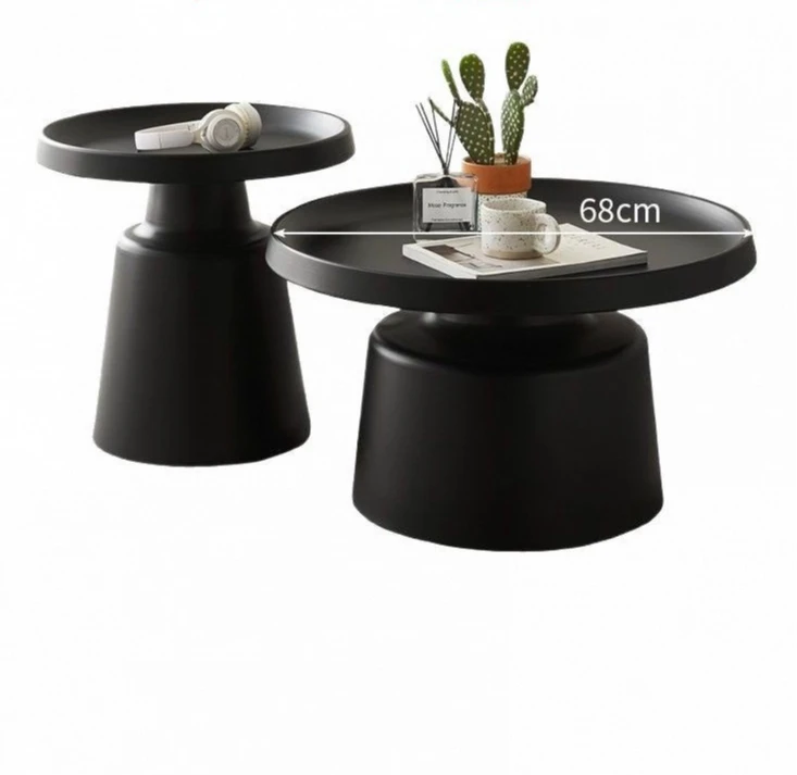 

Nordic high-end creative wrought iron coffee table combination small apartment living room explosion