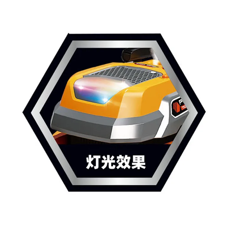 2026 Simulation lawn pusher toy lighting sound spray