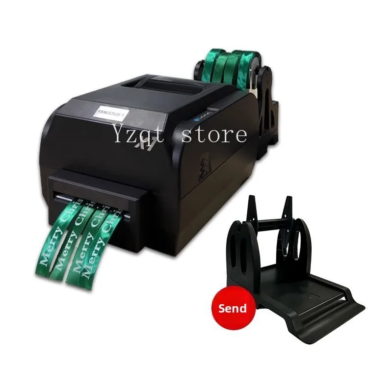 Ribbon special printer color ribbon gift packaging banner flower shop opening flower basket decorative silk cloth barcode