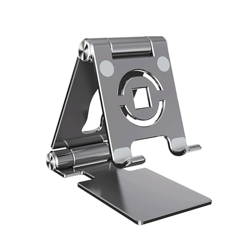

Foldable Mobile Phone Holder Adjustable Portable Mobile Phone Stand Aluminum Alloy Non-slip Table Cell Phone Bracket Universal