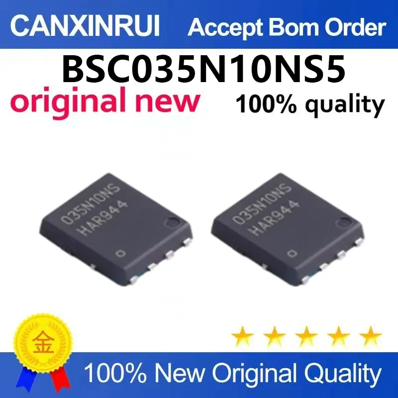 (5pcs-100pcs)Brand new original MOS transistor BSC035N10NS5 035N10NS QFN8