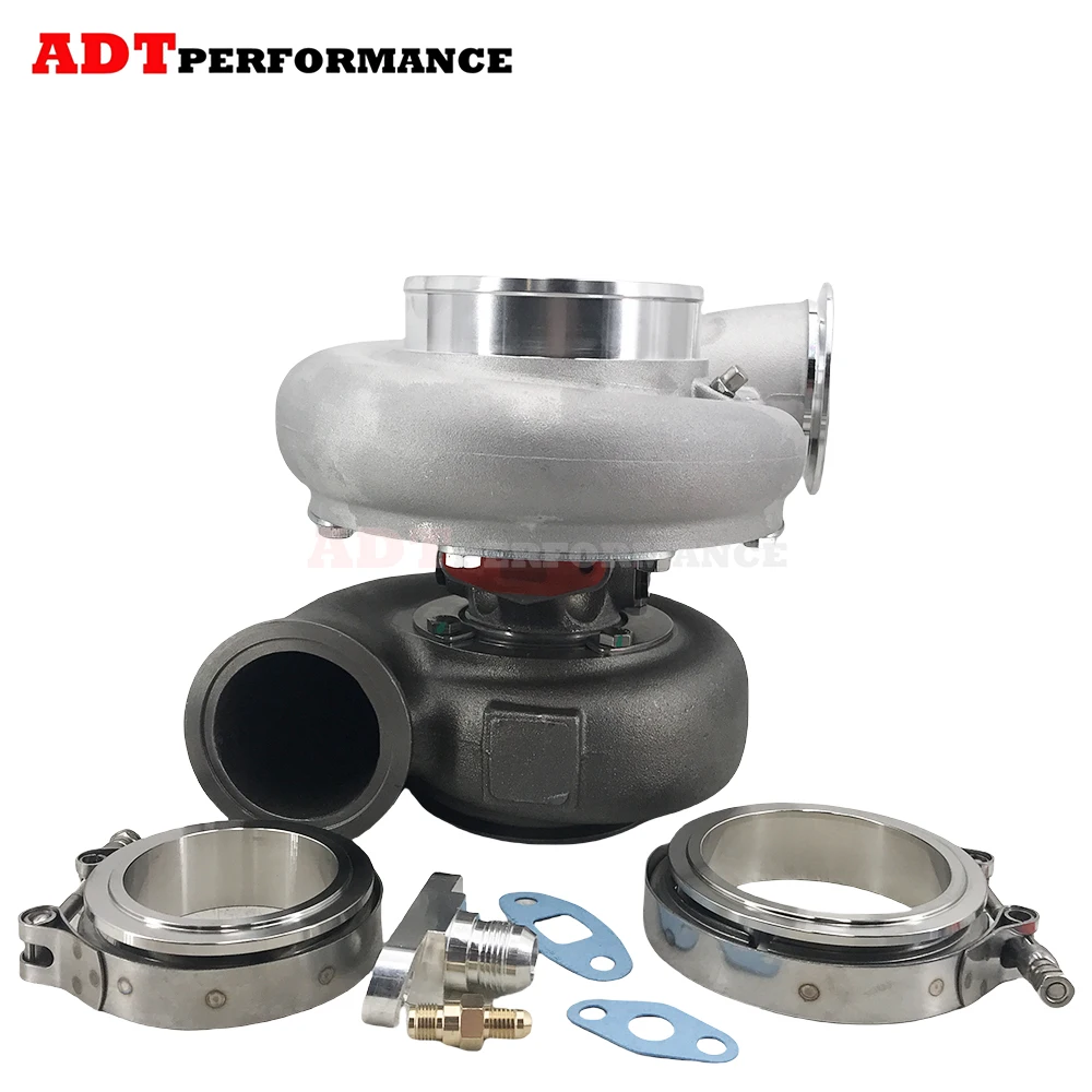 GEN3 PTE7875/7875 Hybrid Turbocharger T4-V-Band 1.25 AR Upgrade Turbine High Performance V-Band Turbo