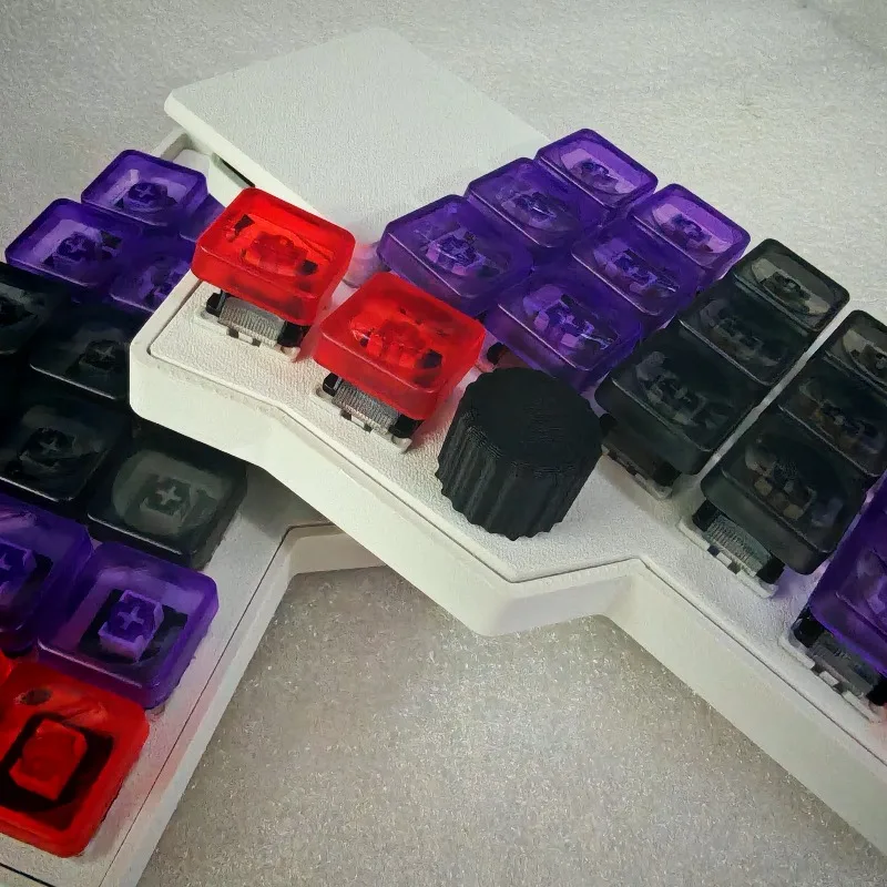 

НОВЫЙ квадратный тачпад Corne V4.1 3 × 6 с ручкой, разделенная клавиатура Costom RGB VIA с возможностью горячей замены, DIY Ergonomics MX Switch Teclado Mecanico