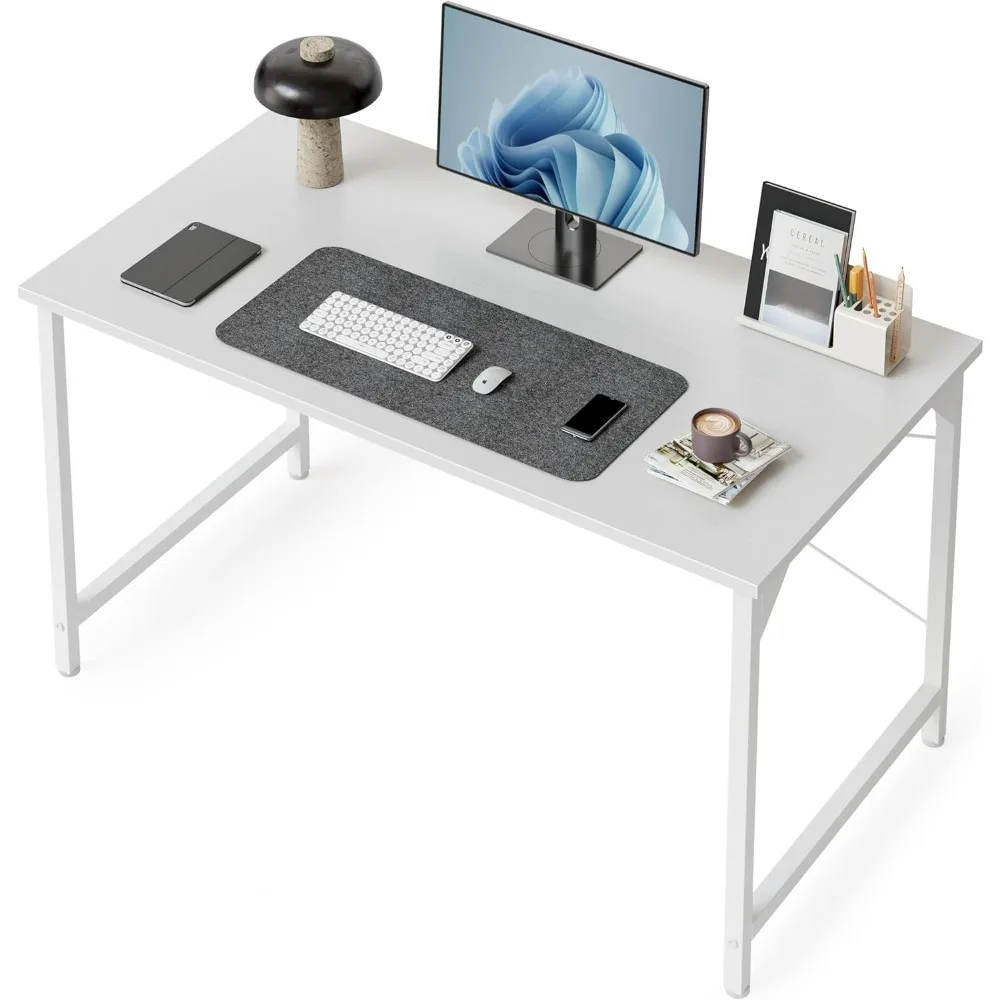 

40-Inch Modern Home Office Desk for Small Spaces, Waterproof and Sturdy, Easy Assembly