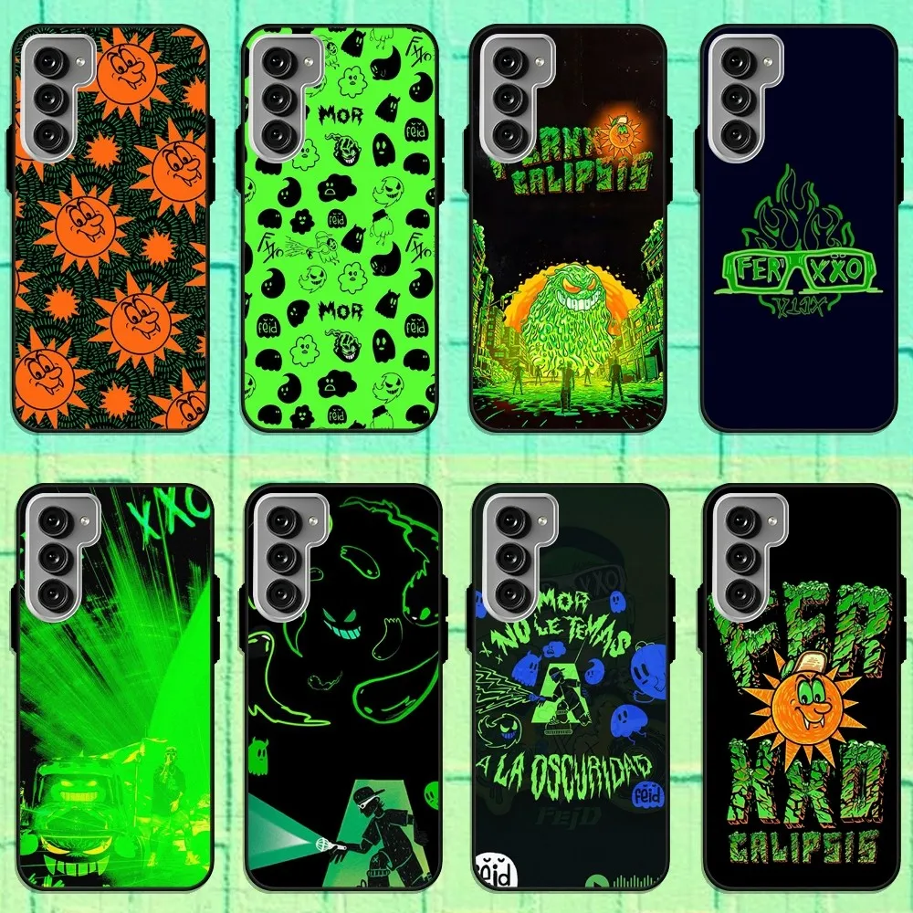 Singer Ferxxo Feid Phone Case For Samsung Galaxy S22 S23 S24 S30 Note 20 10 Plus Lite FE ULTRA Shell