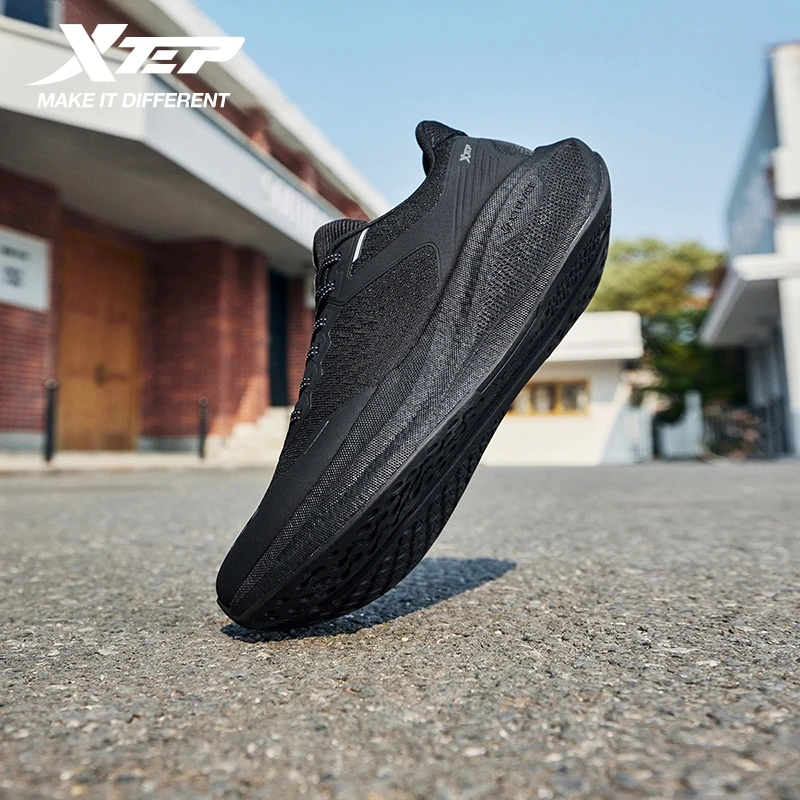 Xtep Backstay Summer For Men Rebound Antibacterial Comfortable Wear-Resistant Breathable Cushion Running Shoes874119110058