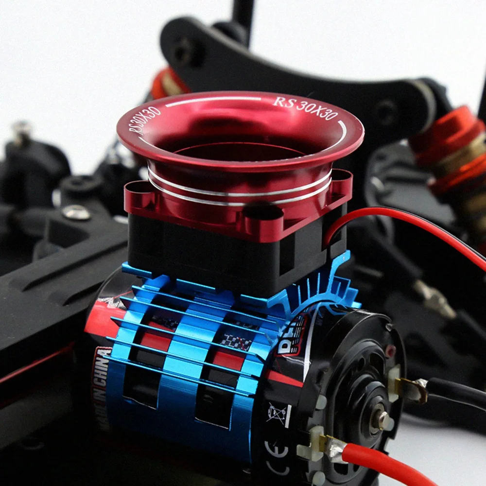 Stable Performance-30X30 Cooling Fan Cover Air Cooling Channel For 540 550 3650 Motor/ESC Heatsink 1/10 1/8 Sakura D3 D4 HSP HPI