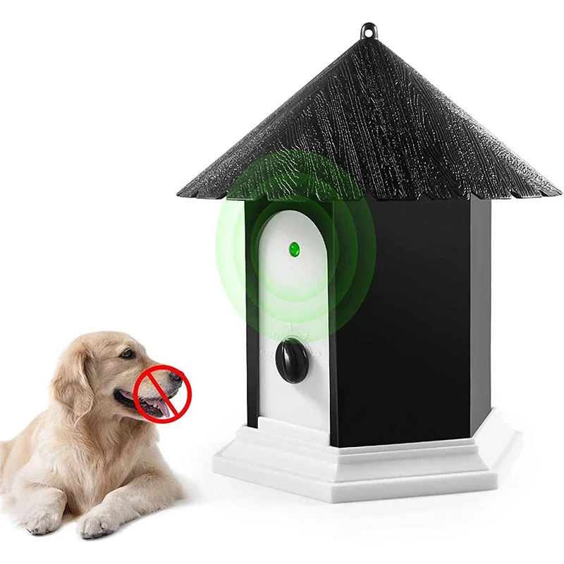 Outdoor Anti Barking Device Dog Barking Control Devices Ultrasonic Deterrent Stop Dog Device Up To 50 Ft