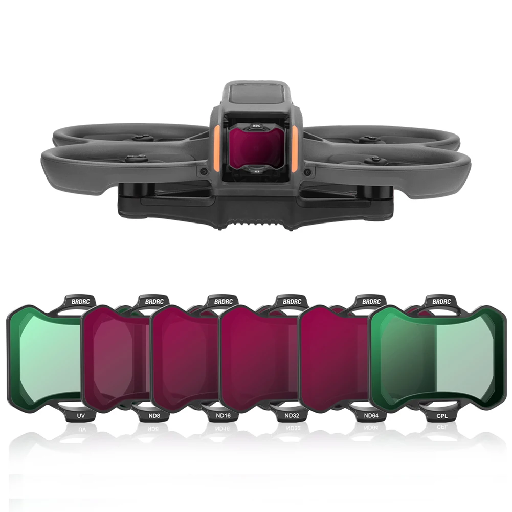 ND Set Filter lensa untuk DJI Avata 2 lensa kaca optik Filter disesuaikan UV CPL ND8 ND16 ND32 ND64 CPL Aksesori Drone