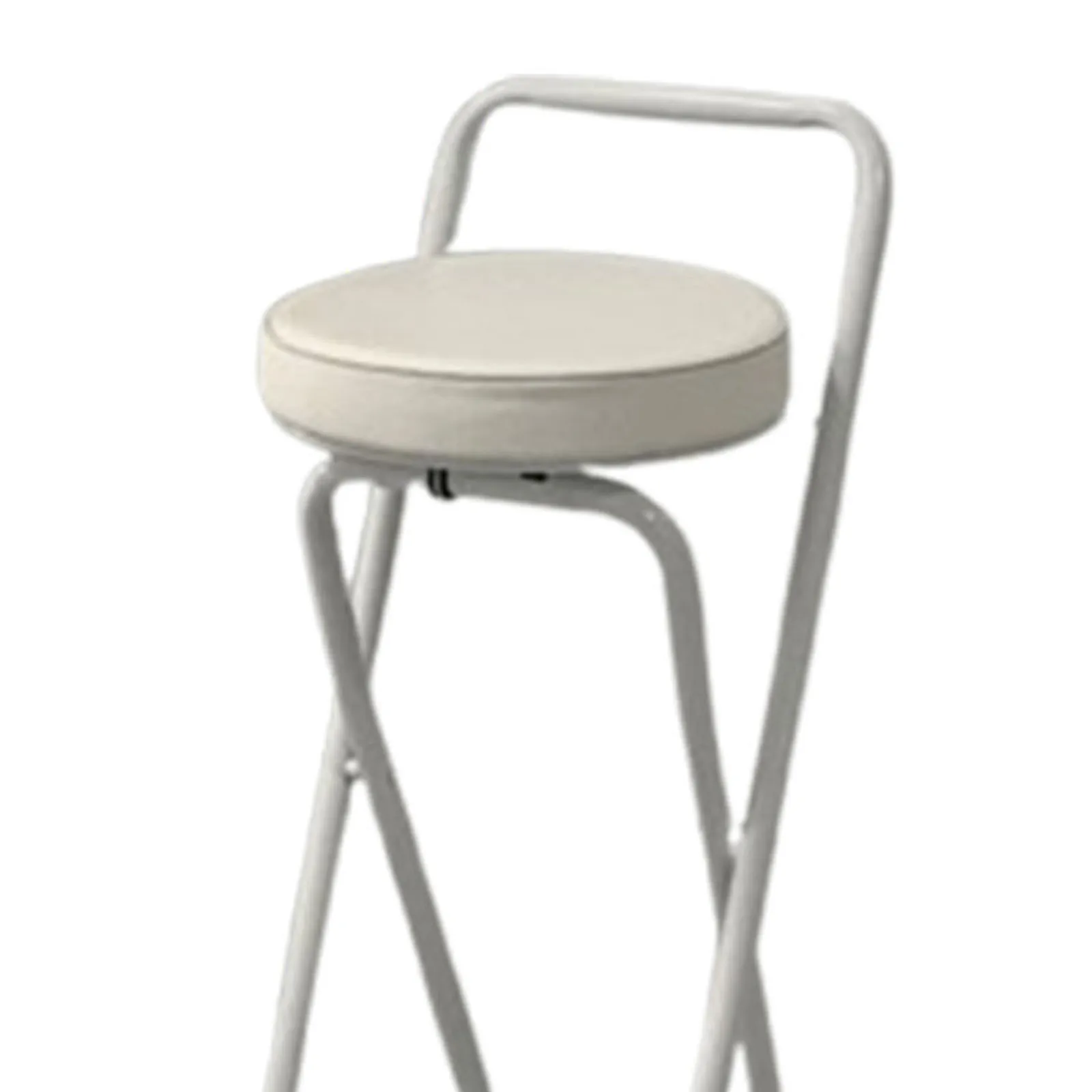 Bar Stool Adults Round Folding Collapsible Counter Height Stool Breakfast Bar Stool for Kitchen Indoor Garden Cafe Restaurant