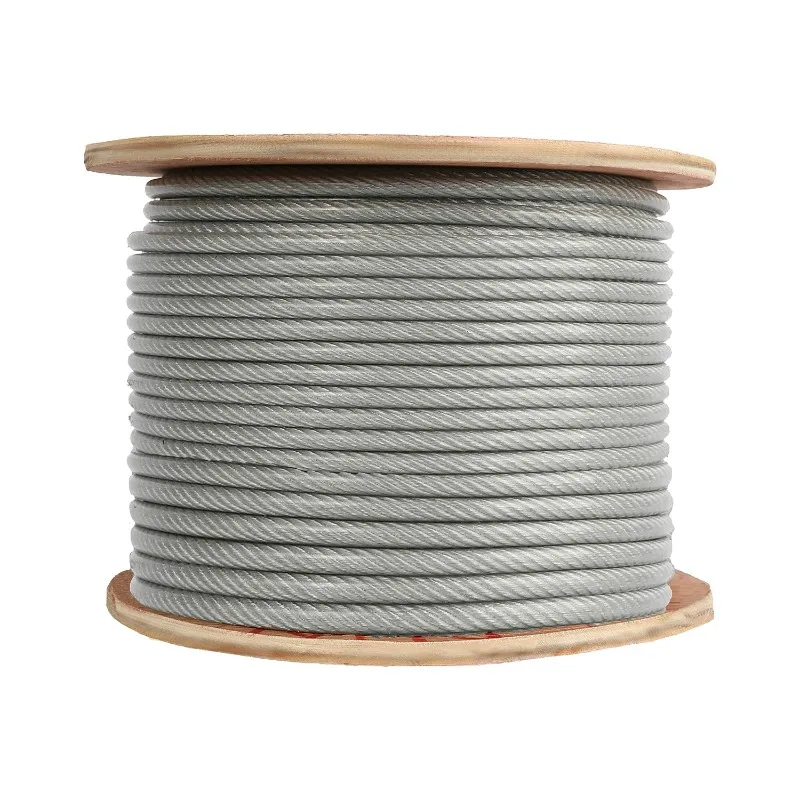 1/4 Wire Rope - OD, 3/16 Wire Rope - ID, Coated Cable, Coated Wire Cable, Galvanized Cable, Vinyl Coated Cable, Coated Steel