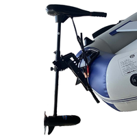 Detachable Solar Marine 40 LBS 12 V Electric Outboard Brush Motor Engine Inflatable Fishing Boat Kayak Propeller High Efficient