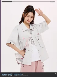 MiHoYo Official Genuine Honkai Impact 3 Elysia Because Of You Story Themed Short Sleeved Shirt Doujin Elysia Summer Top Costume