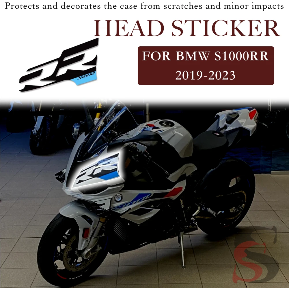 

Аксессуары для мотоциклов, наклейка на голову, новый рисунок RR для BMW S1000RR 2019-2023 2022 2021 2020, косметическая модификация
