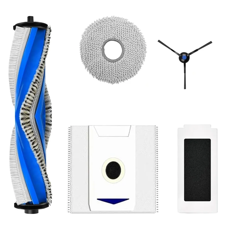 Акция! Набор аксессуаров для Ecovacs Deebot T30 Pro OMNI/T30 OMNI/T30S/T30S Combo Основная боковая щетка Hepa-фильтры Сумки для швабры