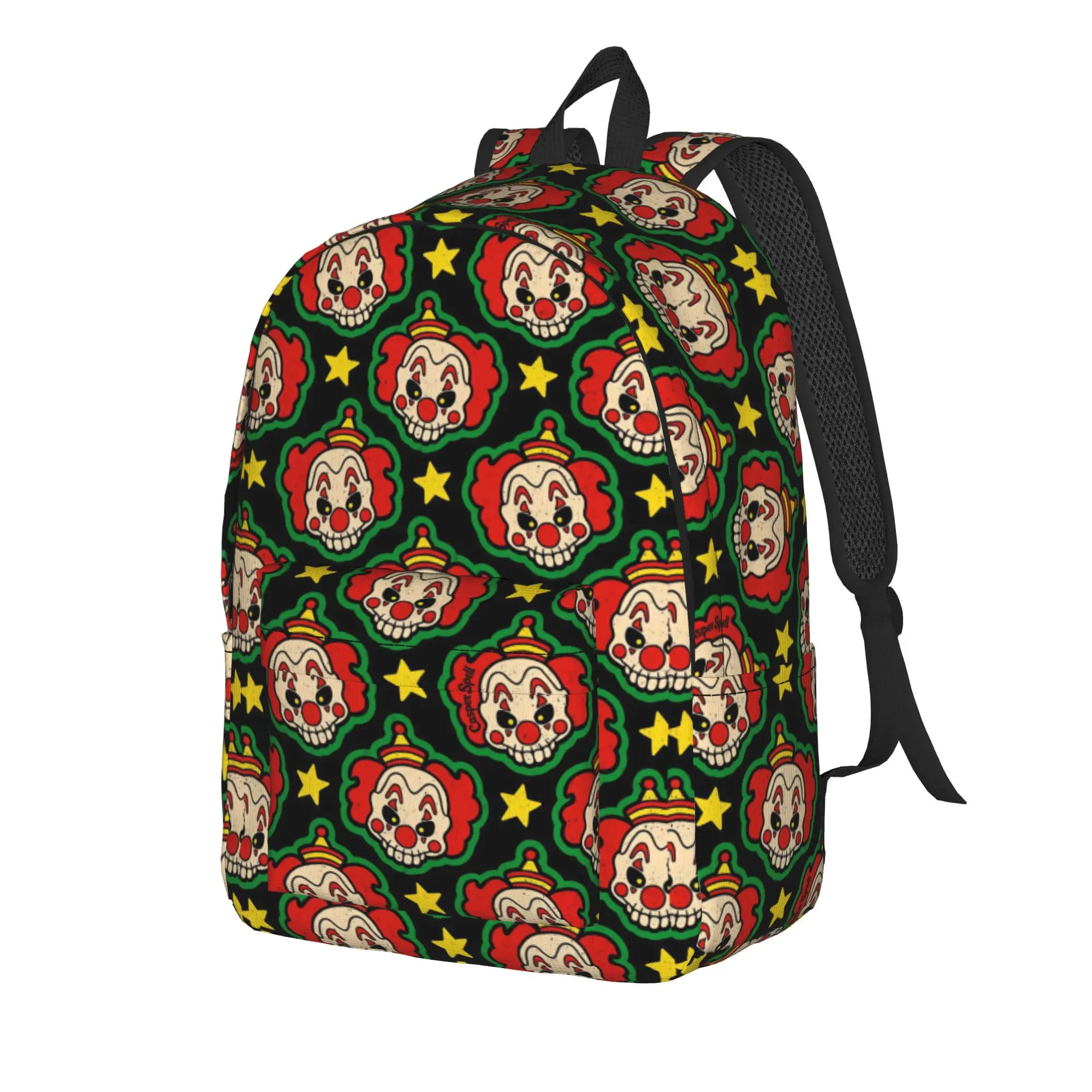 Killer Klowns From Outer Space Wax Backpack  Female Polyester Hiking Backpacks Durable Stylish School Bags Rucksack
