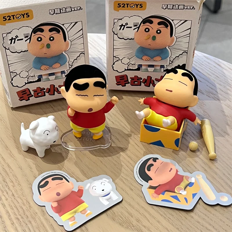 

Коллекционная фигурка 52TOYS Blind Box Shinchan Ancient Little Potato Series, игрушка-кукла, настольное украшение, подарок на день рождения