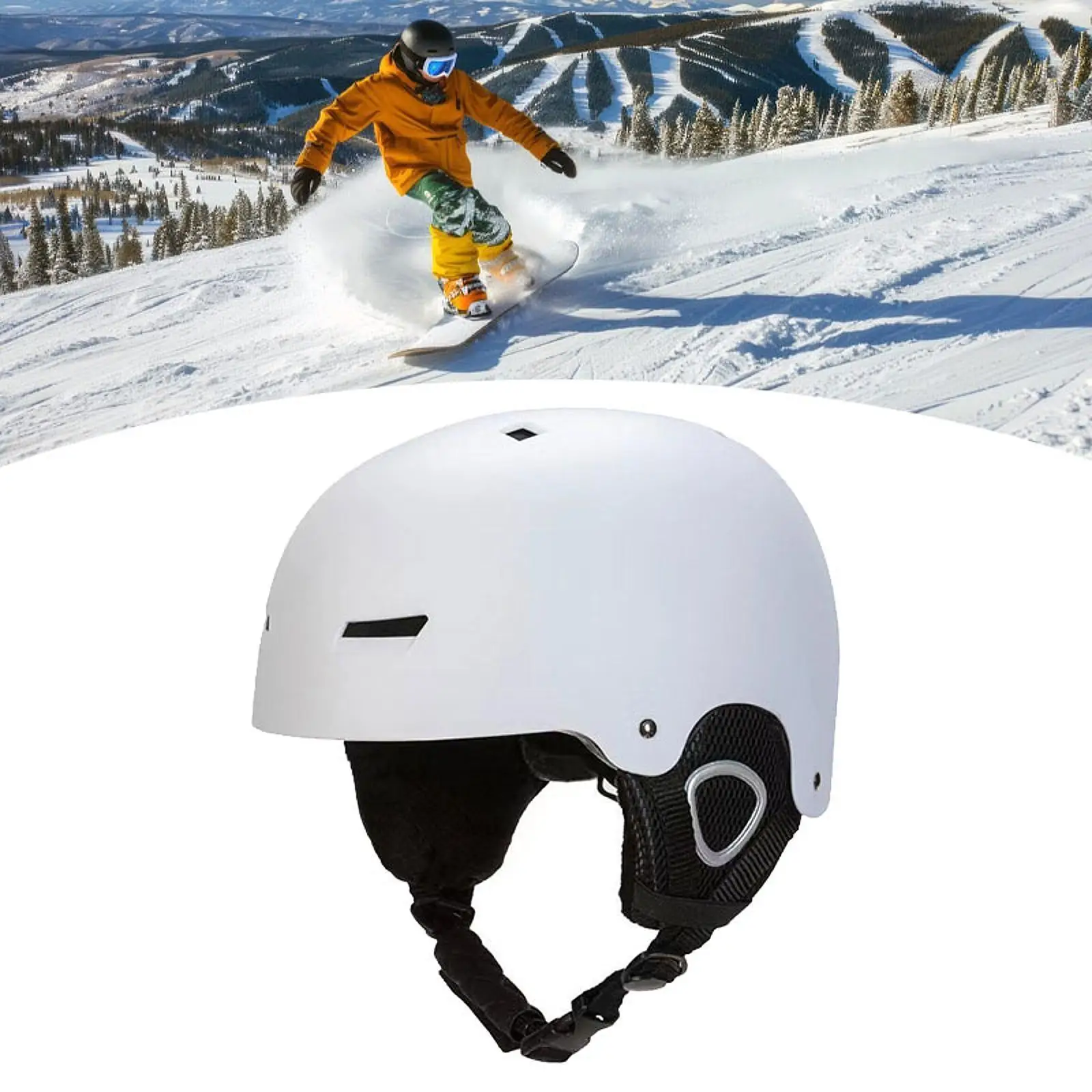 Ski Helmet Snowboard Helmet Better Cushioning Headgear Skiing Accessories Sports Helmet for Skateboarding Snowboard Men Women Ski Helmet Snowboard Helmet Better Cushioning Headgear Skiing Accessories Sports Helmet for Skateboarding Snowboard Men Women