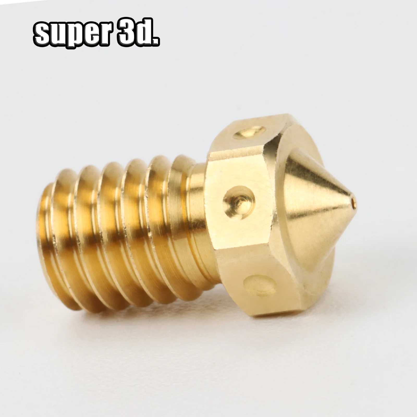 1/2/5Pcs High Quality E3D V6 Nozzle Brass 0.4mm Nozzle M6 Threaded For 1.75mm Filament Hotend Extruder 3D Printer Accessories