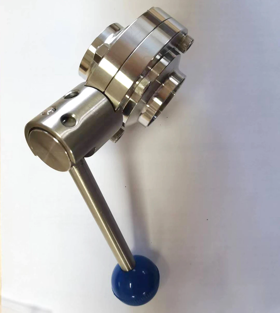 1 Inch 38mm Pneumatic Water Sanitary Tri Clamp Food Grade Stainless Steel 304/316L Butterfly Valve Quick Install