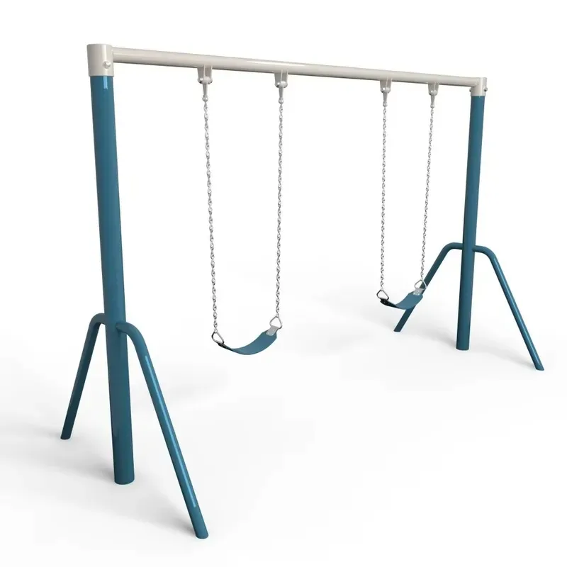Heavy Duty Outdoor Commercial Swing Large Steel Frame Anti Rust Coating for Community Playground Park Fitness Equipment