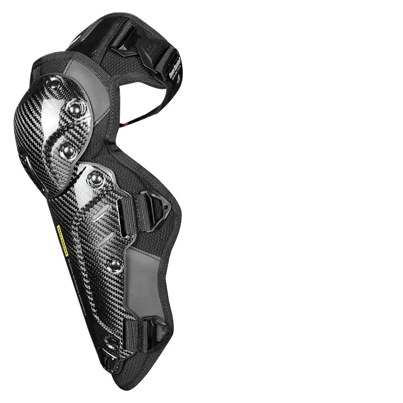 For Motorcycle Knee Pads, Elbow Pads, Four Seasons Carbon Fiber Locomotive Anti-drop Windproof Protective Gear, Three Sets