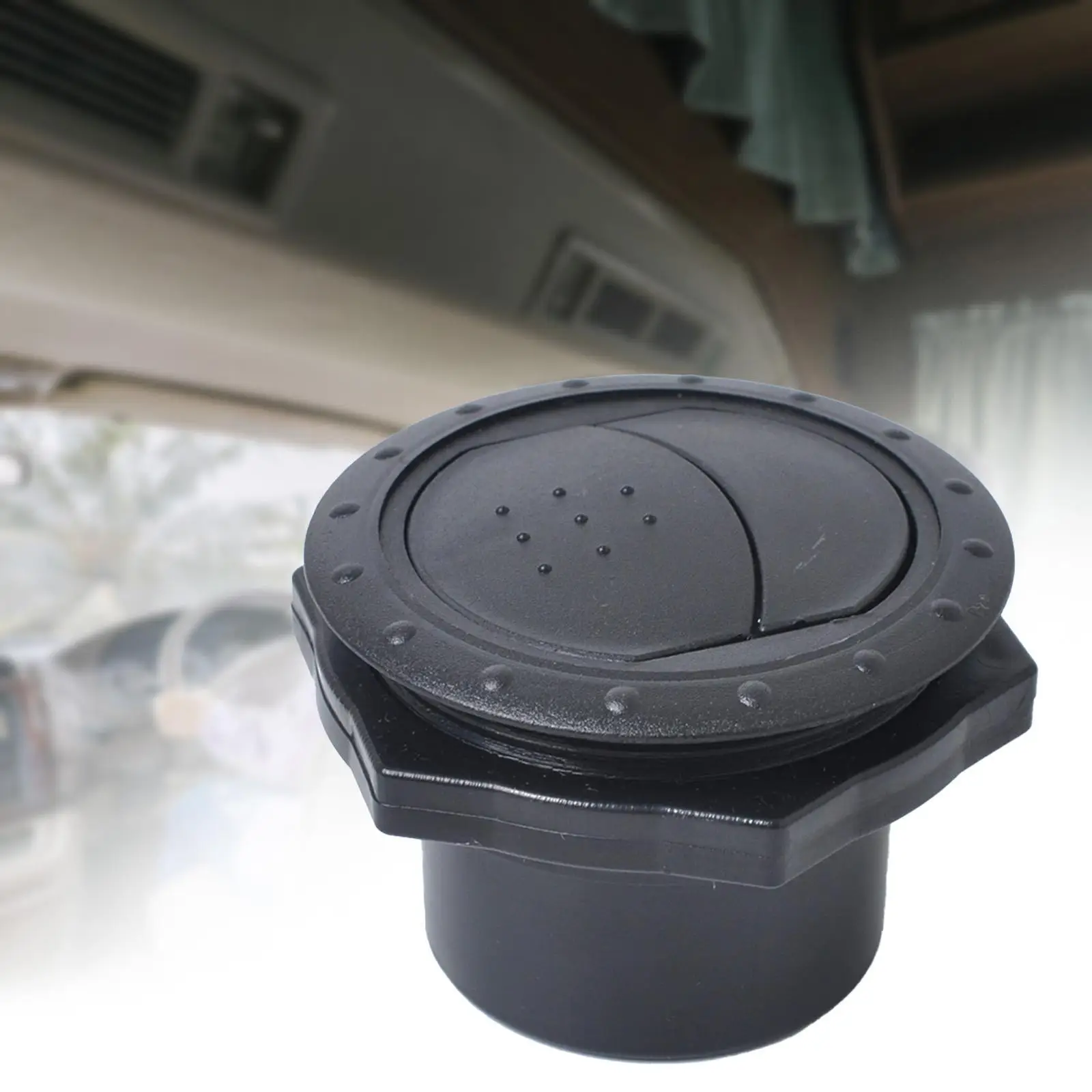 

Replacement Air Vent Outlet Round Louvered Deflector for RV Yacht Marine Car Dashboard Ventilation