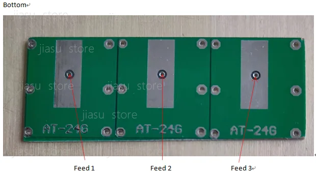 24G microstrip antenna Microstrip antenna three groups of four elements microstrip array
